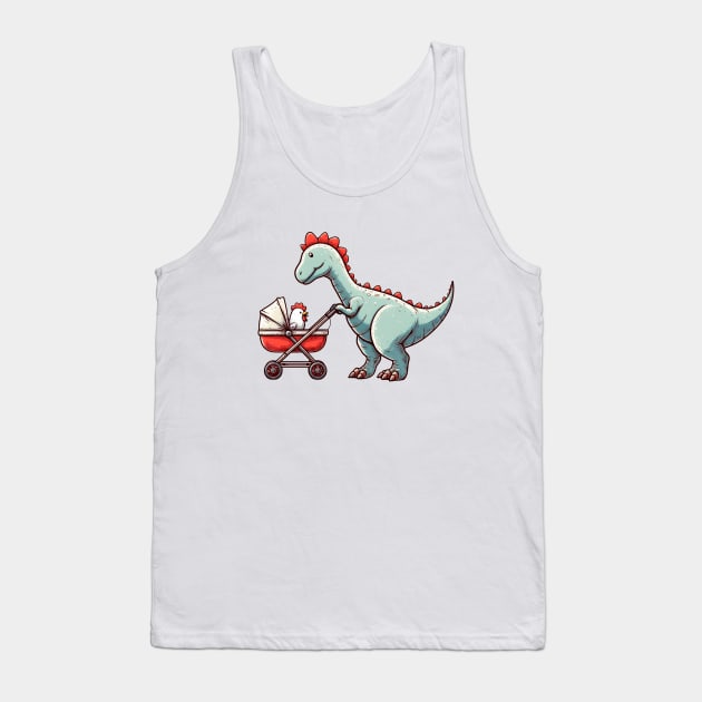 Dinosaur and Its Baby Tank Top by Lovely Animals